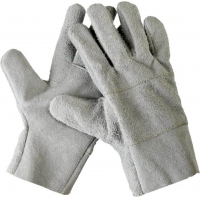 Перчатки СИБИН рабочие кожаные из спилка  XL