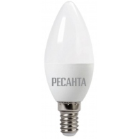 Лампа светодиодная РЕСАНТА LL-R-C37-5W-230-4K-E14